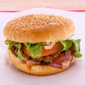Beef Burger by Let's Fry Away